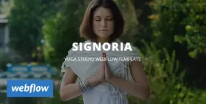 Signoria - Yoga Studio WebFlow Template