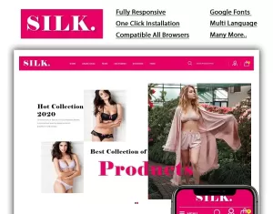 Silk - Lingerie Store OpenCart Template - TemplateMonster
