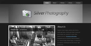 Silver Photography  Photo Template