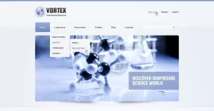 Silver Science Lab Drupal Template