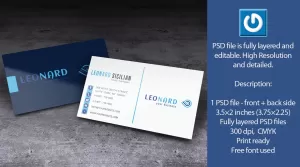 Simple - and Clean Business Card - Leonard - Logos & Graphics