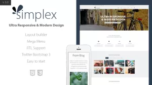Simplex - – Responsive Joomla Template
