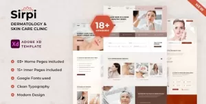 Sirpi - Medical & Skin Care XD Website Template
