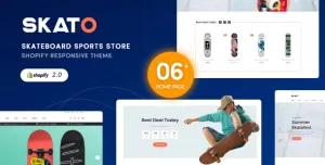 Skato - Skateboard Sports Store Shopify 2.0 Theme