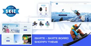 Skiz  Single Product Shop, Sports Shopify Theme