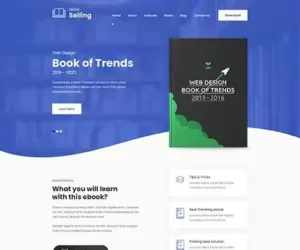 SKT Launch Pro - Ebook Author WordPress Theme for selling books online