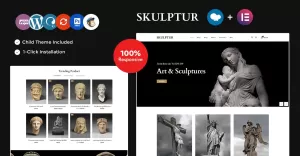 Skulptur - Art & Sculpture Store WooCommerce Elementor Responsive Theme