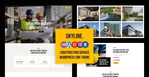 Skyline - Construction and Real Estate Multi-Purpose Business Elementor WordPress theme