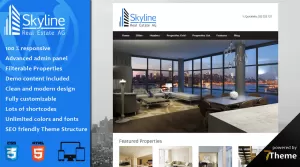 Skyline - Real Estate WordPress Theme