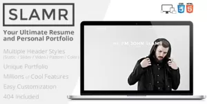 SLAMR - Ultimate Resume and Personal Portfolio