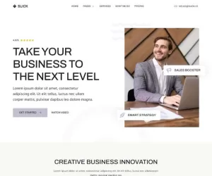 Slick - Multipurpose Business & Marketing Agency Elementor Template Kit
