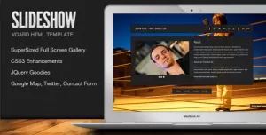 SlideShow - Stylish Online vCard Html Template