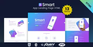 SMART - App Landing Page HTML Template
