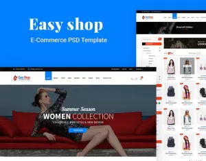 Smart Shop- E commerce PSD Template