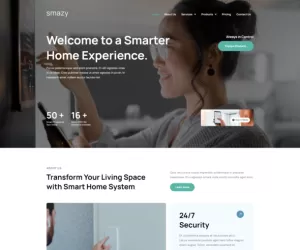 Smazy - Smart Home System Elementor Template Kits