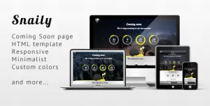 Snaily - Responsive Coming Soon HTML Template