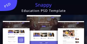 Snappy - Education Learning PSD Template