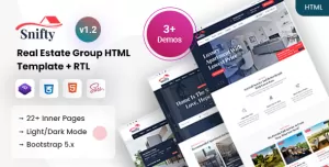 Snifty - Real Estate Business & Housing HTML Template