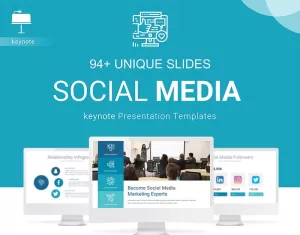 Social Media User - Keynote template - TemplateMonster