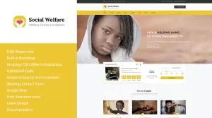 Social Welfare - Non-Profit Charity HTML Template - Themes ...