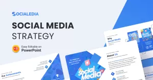 Socialedia – Social Media Strategy Presentation PowerPoint Template