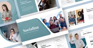 Socialina - Social Media Marketing Agency Presentation Keynote Template