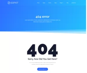 Sofkit - Tech Startup Elementor Template Kit