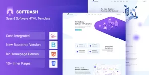 Softdash - Creative SaaS and Software HTML5 Template+RTL
