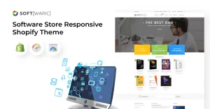 Software Store Responsive Shopify Theme - TemplateMonster