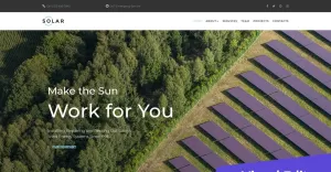 Solar - Alternative Energy Moto CMS 3 Template