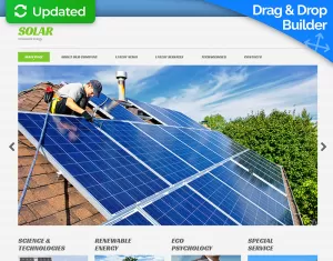 Solar Energy Moto CMS 3 Template