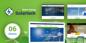 Solar Tech - Renewable Energy HTML Template