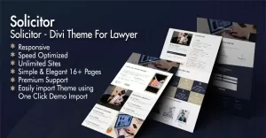 Solicitor - Divi WordPress Theme For Lawyer - TemplateMonster