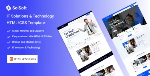 SolSoft_IT Solutions & Technology HTML/CSS Template