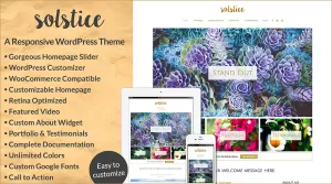 Solstice - Elegant WordPress Theme
