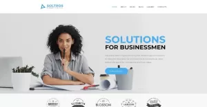 Soltros - Business Services Joomla Template - TemplateMonster