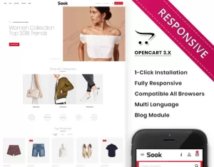 Sook - The Fashion hub OpenCart Template - TemplateMonster
