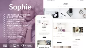 Sophie - Elegant WordPress Blog theme