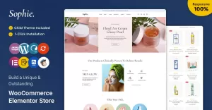 Sophie - The Best of Skincare, Beauty and Cosmetic WooCommerce Elementor Responsive Theme