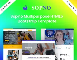 Sopno Multi-Purpose HTML5 Bootstrap Template