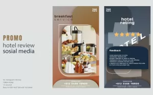 Sosial Media Hotel Review After Effects Templates