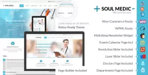 SoulMedic  Hospital & Doctor WordPress Theme