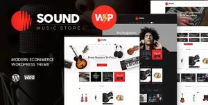 Sound  Musical Instruments Online Store WordPress Theme