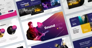 Soundcore - Music Brand Presentation Keynote Template