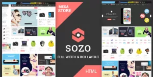 Sozo - Fashion Electronics Store HTML Template
