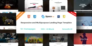 Space - Multipurpose HTML5 Landing Page