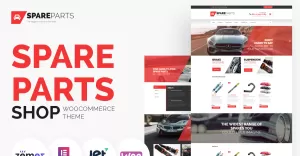 SpareParts - Spare Parts Shop ECommerce Modern Elementor WooCommerce Theme