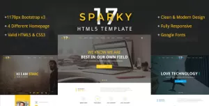 Sparky17-Multipurpose Business Agency & Personal Portfolio HTML5 Template