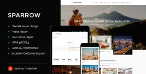 Sparrow - Responsive Travel Online Booking Template