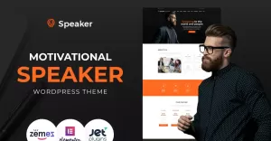 Speaker - Life Coach WordPress Theme - TemplateMonster
